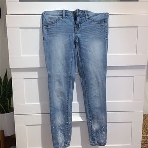 mid-rise jegging crop jeans